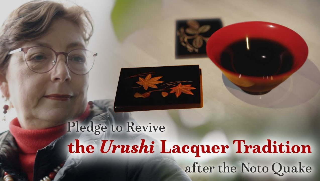 Pledge to Revive the Urushi Lacquer Tradition after the Noto Quake