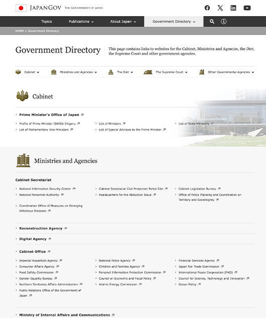 Government Directory