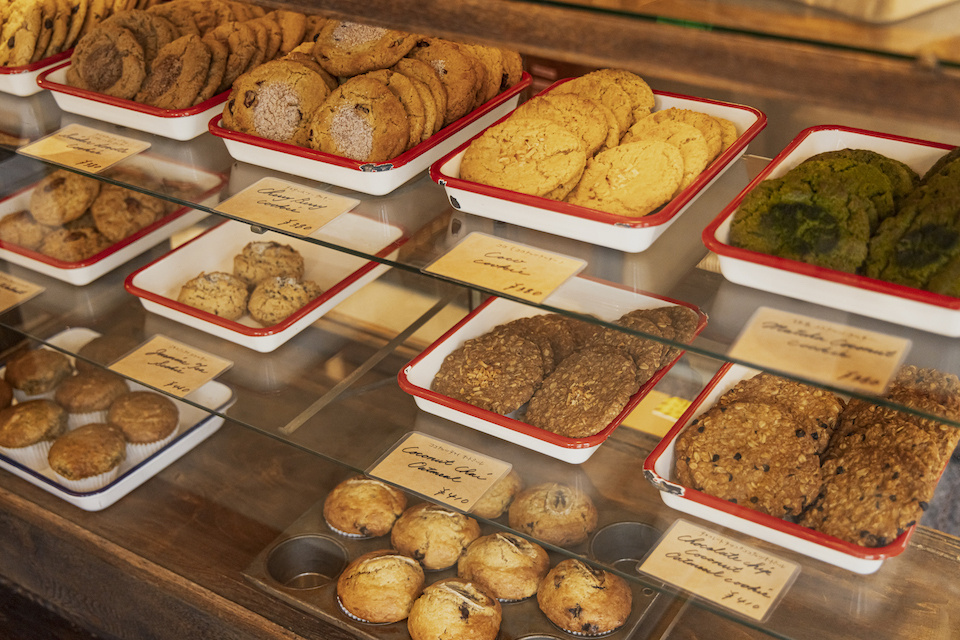 Shelf of cookies