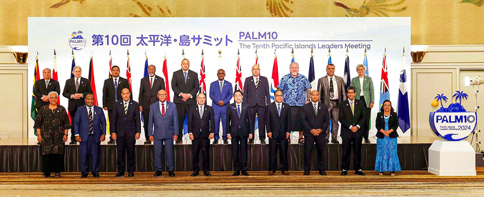 Leaders and representatives attended at the 10th Pacific Islands Leaders Meeting (PALM10).